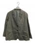 MARGARET HOWELL（マーガレットハウエル）の古着「リネンテーラードジャケット」｜オリーブ