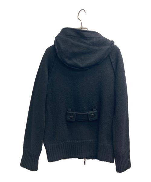 BURBERRY LONDON（バーバリーロンドン）BURBERRY LONDON (バーバリーロンドン) ノバチェック ライナー 付きショートダッフルコート ブラック サイズ:1の古着・服飾アイテム