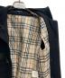 中古・古着 BURBERRY LONDON (バーバリーロンドン) ノバチェック ライナー 付きショートダッフルコート ブラック サイズ:1：7000円