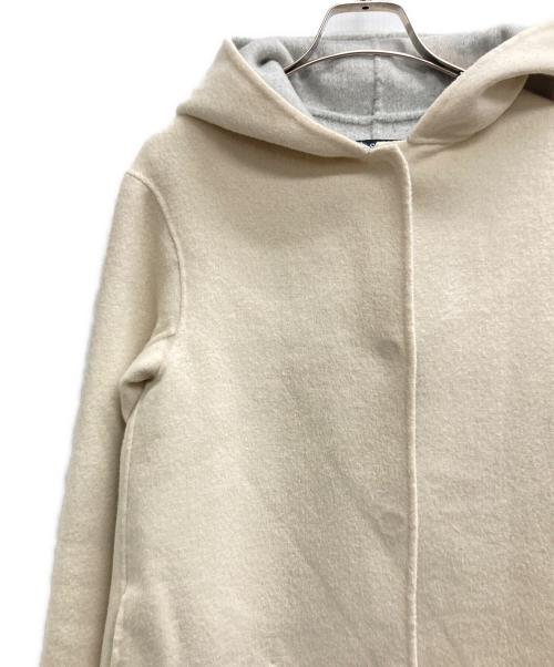 theory（セオリー）theory (セオリー) カシミヤ混ウールフーデッドコート アイボリー サイズ:TPの古着・服飾アイテム