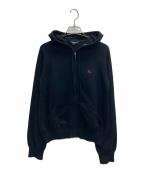 BURBERRY LONDONバーバリーロンドン）の古着「カシミヤニットパーカー」｜ブラック