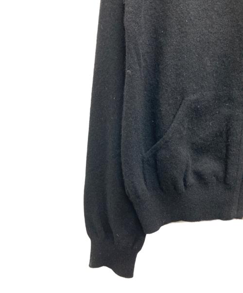 BURBERRY LONDON（バーバリーロンドン）BURBERRY LONDON (バーバリーロンドン) カシミヤニットパーカー ブラック サイズ:1の古着・服飾アイテム