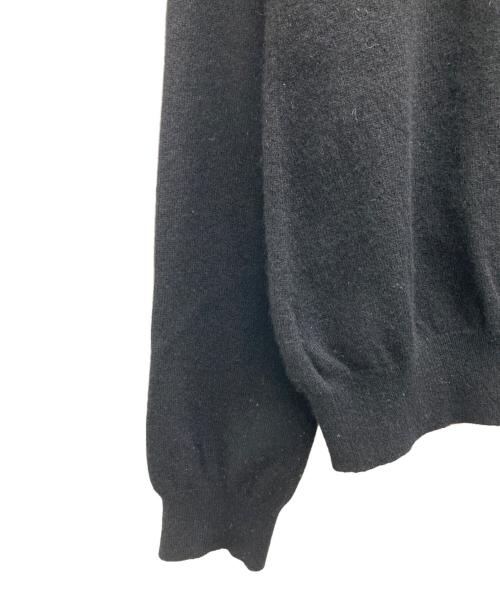 BURBERRY LONDON（バーバリーロンドン）BURBERRY LONDON (バーバリーロンドン) カシミヤニットパーカー ブラック サイズ:1の古着・服飾アイテム