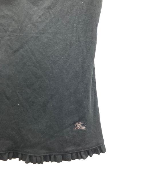 BURBERRY BLUE LABEL（バーバリー ブルー レーベル）BURBERRY BLUE LABEL (バーバリーロンドンブルーレーベル) ノースリーブカットソー ブラック サイズ:38 未使用品の古着・服飾アイテム