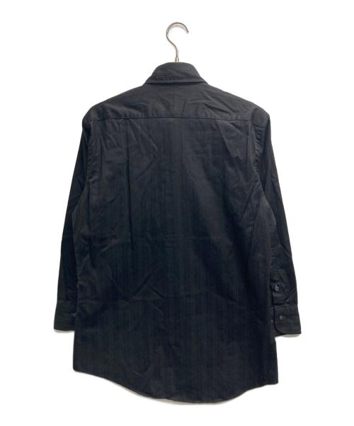 BURBERRY BLACK LABEL（バーバリーブラックレーベル）BURBERRY BLACK LABEL (バーバリーブラックレーベル) ボタンダウンシャツ ブラック サイズ:3の古着・服飾アイテム