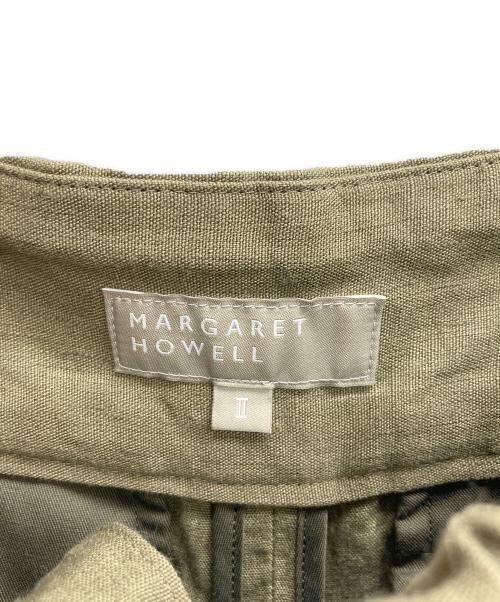 MARGARET HOWELL（マーガレットハウエル）MARGARET HOWELL (マーガレットハウエル) リネンパンツ オリーブ サイズ:２　の古着・服飾アイテム