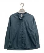 MHLエムエイチエル）の古着「ロングスリーブシャツ」｜グリーン