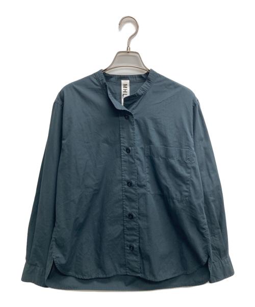 MHL（エムエイチエル）MHL (エムエイチエル) ロングスリーブシャツ グリーン サイズ:１の古着・服飾アイテム