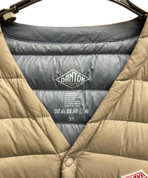 DANTON（ダントン）DANTON (ダントン) INNER DOWN LONG ベージュ サイズ:38の古着・服飾アイテム