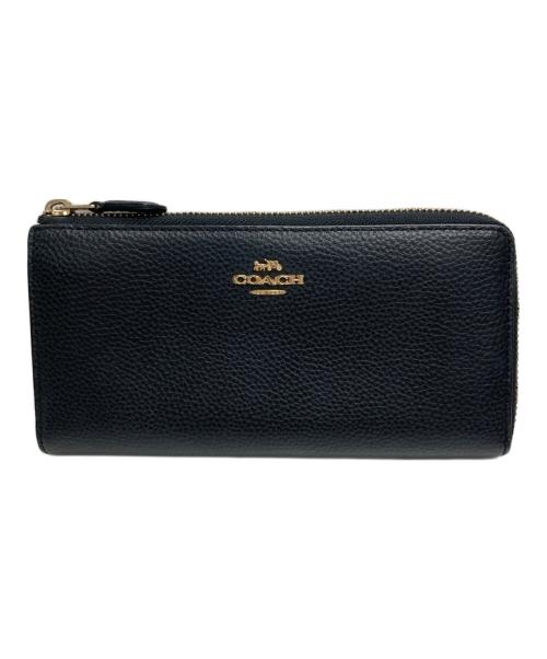 COACH（コーチ）COACH (コーチ) L字ジップロングウォレット ブラックの古着・服飾アイテム