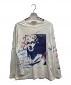 BURBERRYバーバリー）の古着「グラフティカットソー」｜ホワイト