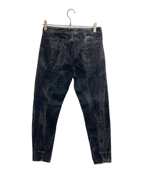 GIVENCHY（ジバンシィ）GIVENCHY (ジバンシィ) デザインデニムパンツ ブラック サイズ:３８の古着・服飾アイテム