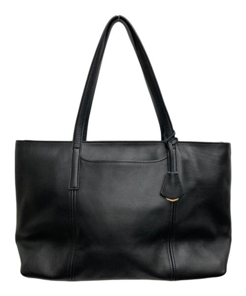 aniary（アニアリ）aniary (アニアリ) Shrink Leather Tote ブラックの古着・服飾アイテム