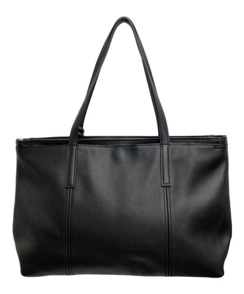 aniary（アニアリ）aniary (アニアリ) Shrink Leather Tote ブラックの古着・服飾アイテム