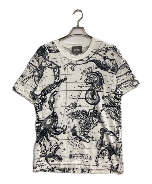 Vivienne Westwood（ヴィヴィアンウエストウッド）Vivienne Westwood (ヴィヴィアンウエストウッド) CONSTELLATION リラックスTシャツ ホワイト サイズ:46の古着・服飾アイテム