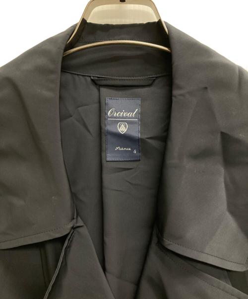 ORCIVAL（オーシバル）ORCIVAL (オーシバル) トレンチコート ブラック サイズ:４ 未使用品の古着・服飾アイテム