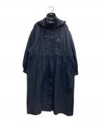 NOLLEY'Sノーリーズ）の古着「撥水加工フーテッド2WAYコート」｜ネイビー