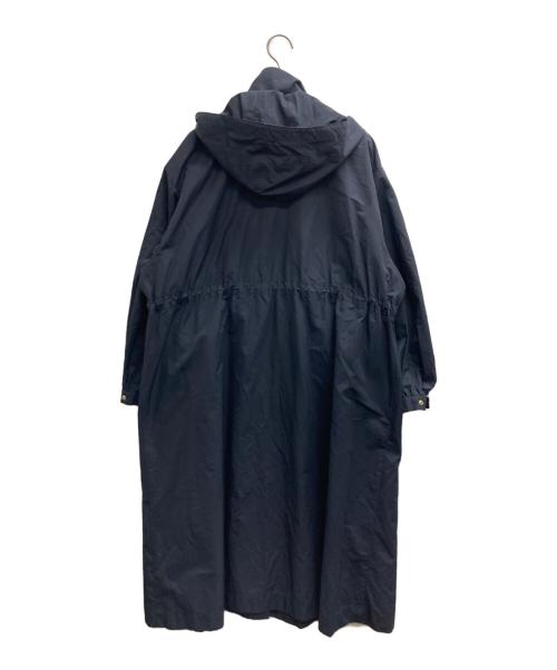 NOLLEY'S（ノーリーズ）NOLLEY'S (ノーリース) 撥水加工フーテッド2WAYコート ネイビー サイズ:38の古着・服飾アイテム