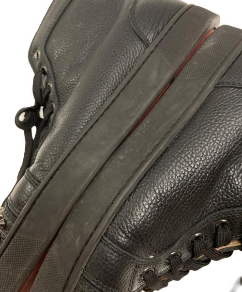 Christian Louboutin（クリスチャン・ルブタン）Christian Louboutin (クリスチャン・ルブタン) ハイカットレザースニーカー ブラック サイズ:40の古着・服飾アイテム