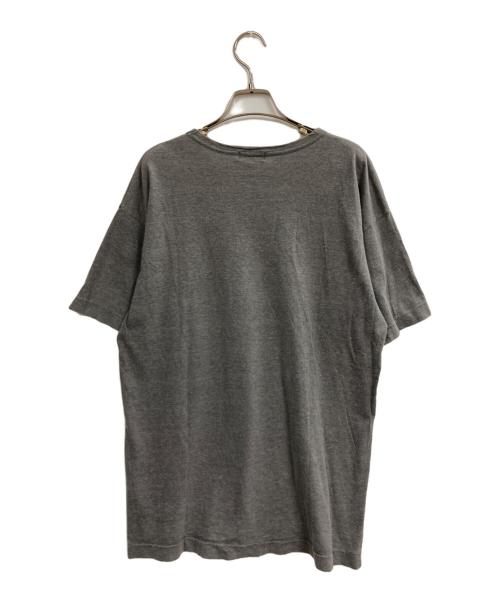 COMME des GARCONS HOMME（コムデギャルソン オム）COMME des GARCONS HOMME (コムデギャルソン オム) ロゴプリントVネックTシャツ グレー サイズ:不明（実寸サイズをご確認ください）の古着・服飾アイテム