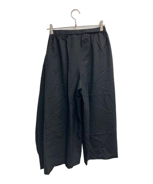 COMME des GARCONS（コムデギャルソン）COMME des GARCONS (コムデギャルソン) ウールデザインワイドパンツ ブラック サイズ:Sの古着・服飾アイテム
