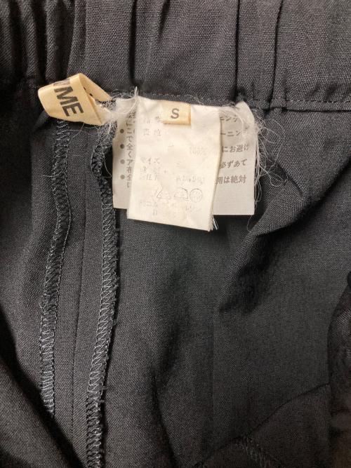 COMME des GARCONS（コムデギャルソン）COMME des GARCONS (コムデギャルソン) ウールデザインワイドパンツ ブラック サイズ:Sの古着・服飾アイテム