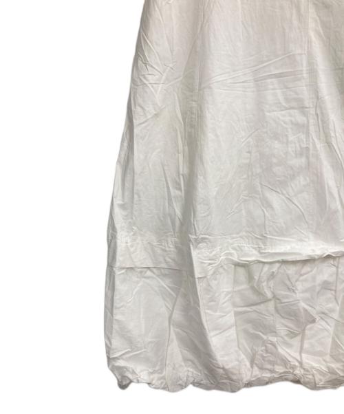 ne quittez pas（ヌキテパ）ne quittez pas (ヌキテパ) Cotton Organza & Poplin Sleeveless Balloon Dress ホワイト サイズ:Sの古着・服飾アイテム