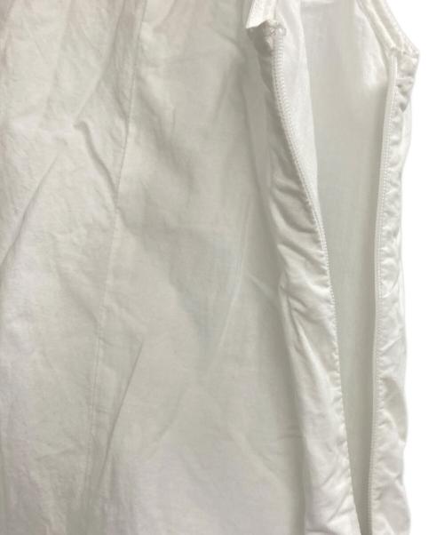 ne quittez pas（ヌキテパ）ne quittez pas (ヌキテパ) Cotton Organza & Poplin Sleeveless Balloon Dress ホワイト サイズ:Sの古着・服飾アイテム