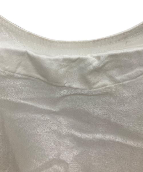 ne quittez pas（ヌキテパ）ne quittez pas (ヌキテパ) Cotton Organza & Poplin Sleeveless Balloon Dress ホワイト サイズ:Sの古着・服飾アイテム