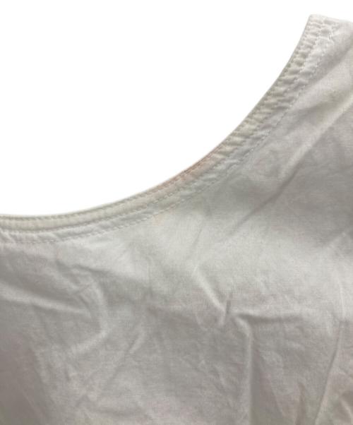 ne quittez pas（ヌキテパ）ne quittez pas (ヌキテパ) Cotton Organza & Poplin Sleeveless Balloon Dress ホワイト サイズ:Sの古着・服飾アイテム