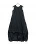 ne quittez pas（ヌキテパ）の古着「Cotton Organza & Poplin Sleeveless Balloon Dress」｜ブラック