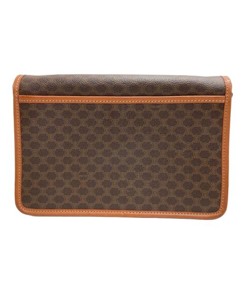 CELINE（セリーヌ）CELINE (セリーヌ) マカダムショルダーバッグ ベージュの古着・服飾アイテム