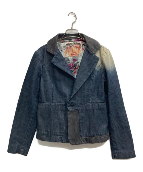 Diesel StyleLab（ディーゼル スタイル ラブ）DIESEL STYLELAB (ディーゼル スタイル ラブ) デニムジャケット ネイビー サイズ:Sの古着・服飾アイテム