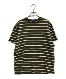 POLO RALPH LAUREN（ポロ・ラルフローレン）の古着「ボーダーTシャツ」｜グリーン