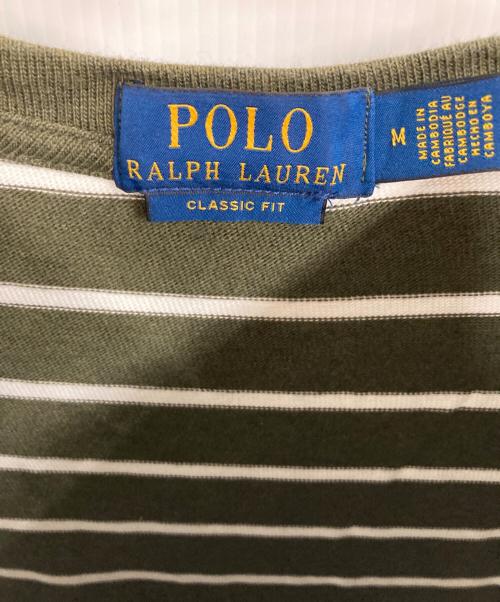 POLO RALPH LAUREN（ポロ・ラルフローレン）POLO RALPH LAUREN (ポロ・ラルフローレン) ボーダーTシャツ グリーン サイズ:Mの古着・服飾アイテム
