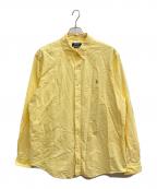 POLO RALPH LAURENポロ・ラルフローレン）の古着「ボタンダウンシャツ」｜イエロー