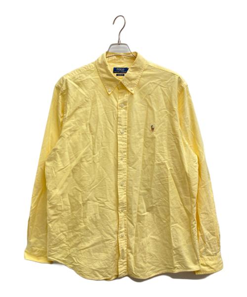 POLO RALPH LAUREN（ポロ・ラルフローレン）POLO RALPH LAUREN (ポロ・ラルフローレン) ボタンダウンシャツ イエロー サイズ:XLの古着・服飾アイテム