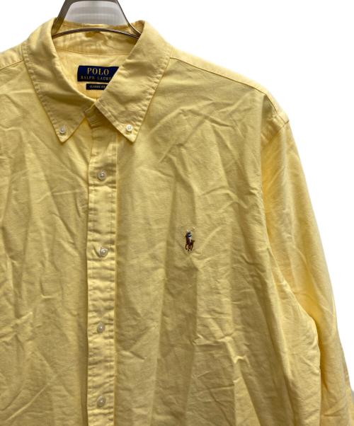 POLO RALPH LAUREN（ポロ・ラルフローレン）POLO RALPH LAUREN (ポロ・ラルフローレン) ボタンダウンシャツ イエロー サイズ:XLの古着・服飾アイテム