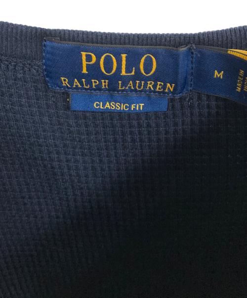POLO RALPH LAUREN（ポロ・ラルフローレン）POLO RALPH LAUREN (ポロ・ラルフローレン) サーマルカットソー ネイビー サイズ:Mの古着・服飾アイテム