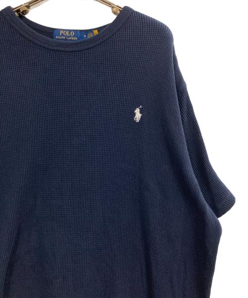 POLO RALPH LAUREN（ポロ・ラルフローレン）POLO RALPH LAUREN (ポロ・ラルフローレン) サーマルカットソー ネイビー サイズ:Mの古着・服飾アイテム