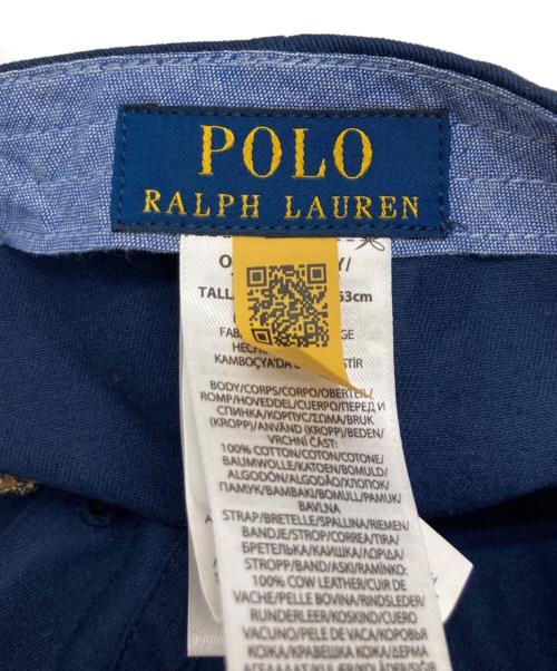 POLO RALPH LAUREN（ポロ・ラルフローレン）POLO RALPH LAUREN (ポロ・ラルフローレン) キャップ ネイビー サイズ:54～63の古着・服飾アイテム