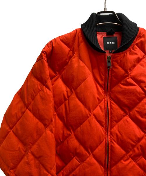 BEAMS（ビームス）BEAMS (ビームス) キルティングダウンジャケット オレンジ サイズ:Sの古着・服飾アイテム