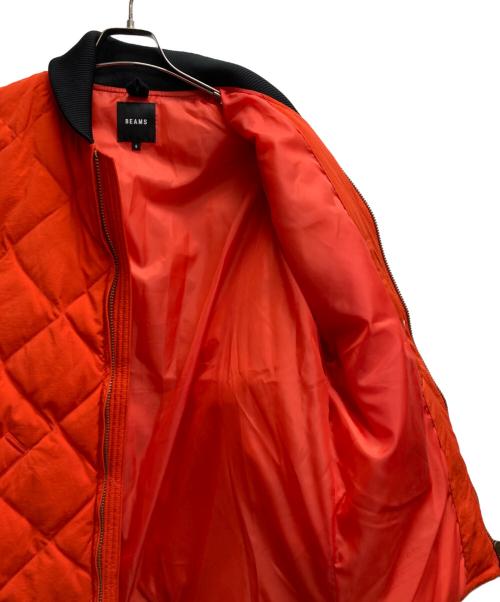 BEAMS（ビームス）BEAMS (ビームス) キルティングダウンジャケット オレンジ サイズ:Sの古着・服飾アイテム