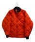 BEAMS（ビームス）の古着「キルティングダウンジャケット」｜オレンジ