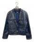 LOEWE（ロエベ）の古着「ナッパレザージャケット」｜ネイビー