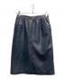 LOEWE（ロエベ）の古着「ナッパレザータイトスカート」｜ネイビー