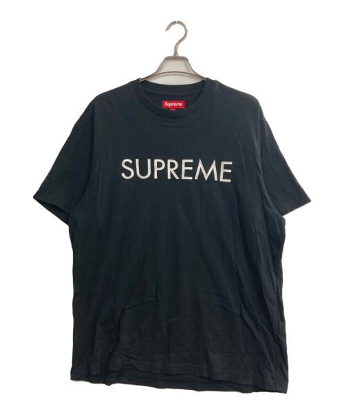 SUPREME（シュプリーム）Supreme (シュプリーム) Capital S/S Top ブラック サイズ:XLの古着・服飾アイテム
