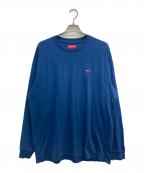 SUPREMEシュプリーム）の古着「SMALL BOX L/S TEE」｜ブルー