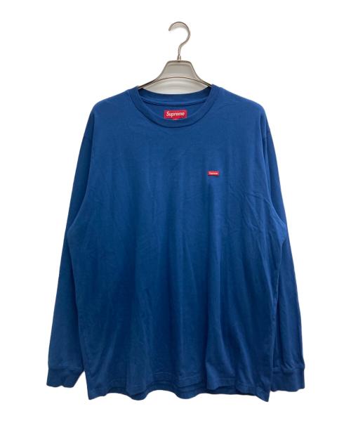SUPREME（シュプリーム）SUPREME (シュプリーム) SMALL BOX L/S TEE ブルー サイズ:XLの古着・服飾アイテム