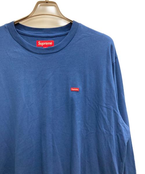 SUPREME（シュプリーム）SUPREME (シュプリーム) SMALL BOX L/S TEE ブルー サイズ:XLの古着・服飾アイテム